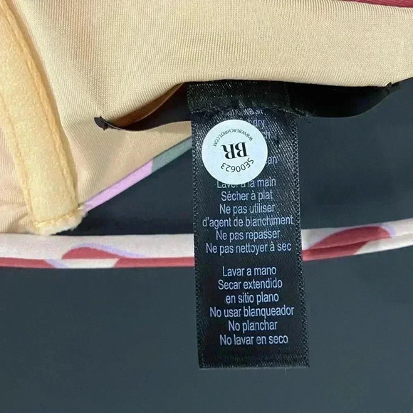 New Beach Riot High Rise Heather Bikini Bottom 70s Hippie Festival Beaded Desert - Picture 11 of 11